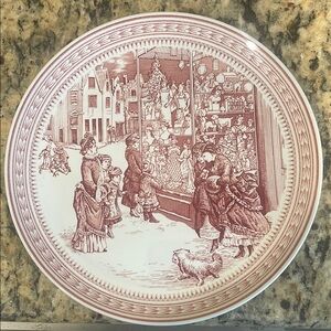 Saint Nick Christmas Salad Plate By Spode For Williams- Sonoma  2007 x2